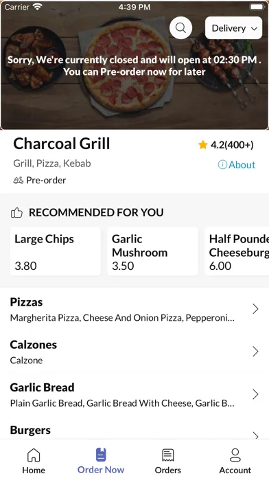 Charcoal Grill GRANTHAM Ekran Görüntüleri
