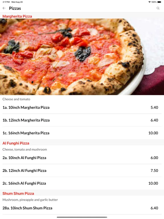 Venus Pizza Hull iPad  سکرین شاٹس