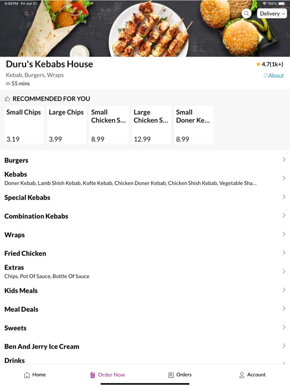 Captures d'écran de Duru's Kebabs House iPad 