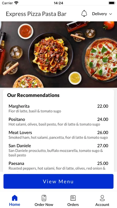Скриншоты Express Pizza Pasta Bar