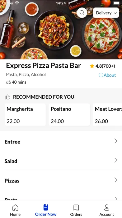 Скриншоты Express Pizza Pasta Bar