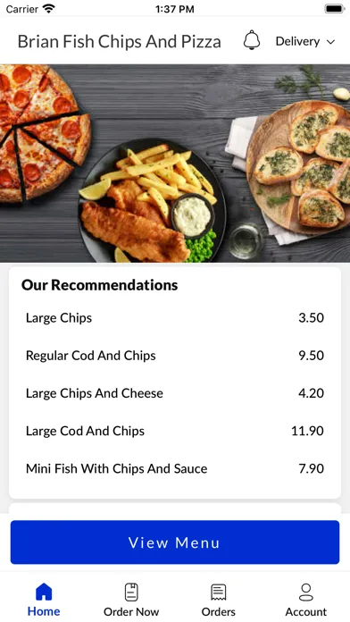 Brian Fish Chips And Pizza स्क्रीनशॉट