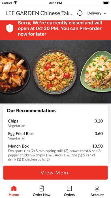 LEE GARDEN Chinese Takeaway应用截图