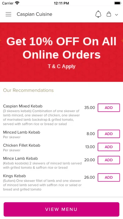 Caspian Cuisine Screenshots