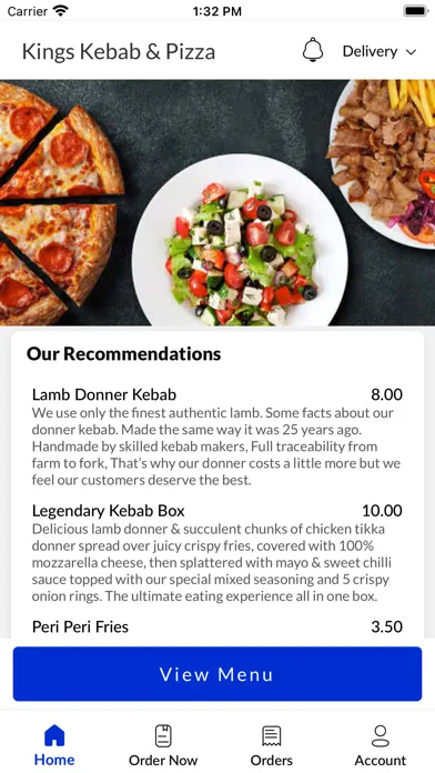 Скриншоты Kings Kebab & Pizza