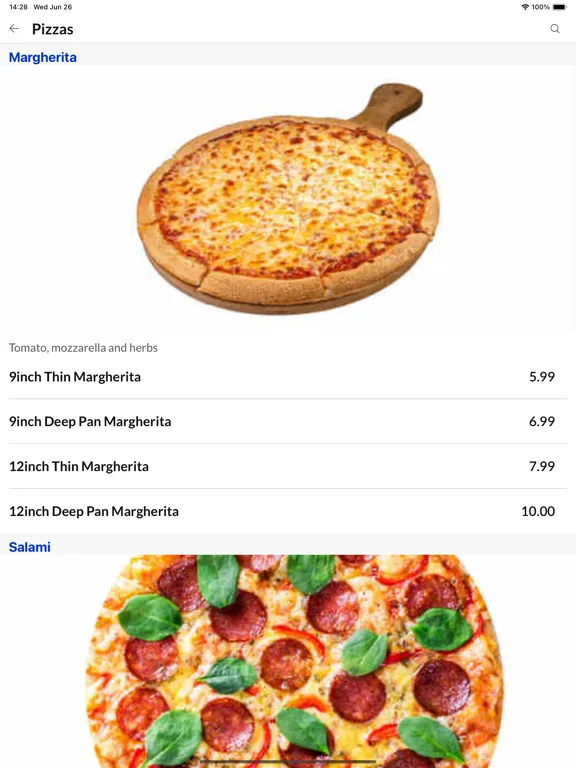 No. 39 Kebab And Pizza House iPad  سکرین شاٹس
