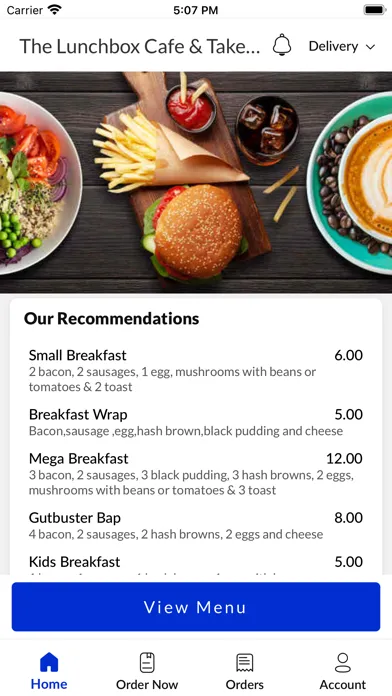 Zrzuty ekranu The Lunchbox Cafe & Takeaway