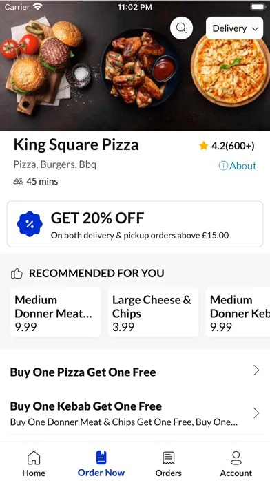 King Square Pizza Screenshots