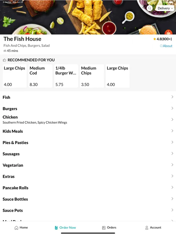 Captures d'écran de The Fish House. iPad 