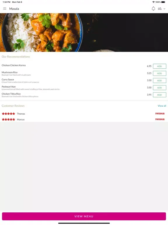 Masala Llanelli iPad 應用截圖