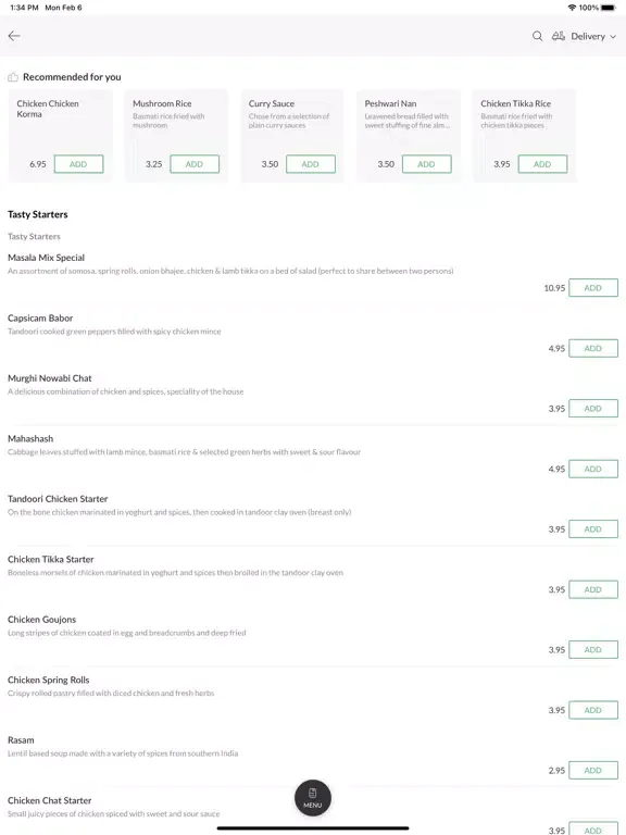 Masala Llanelli iPad 應用截圖