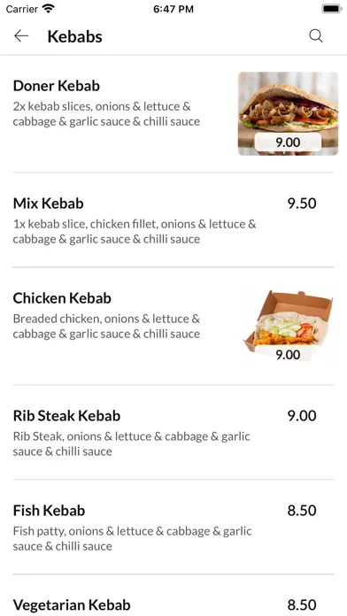 Zrzuty ekranu East End Takeaway
