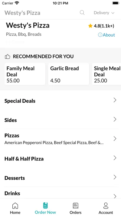 Westys Pizza应用截图