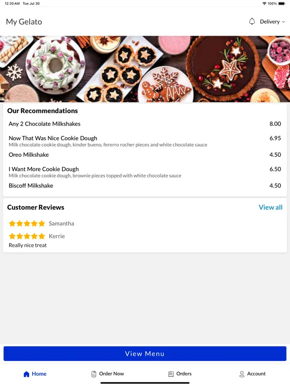 Скриншоты My Gelato iPad 