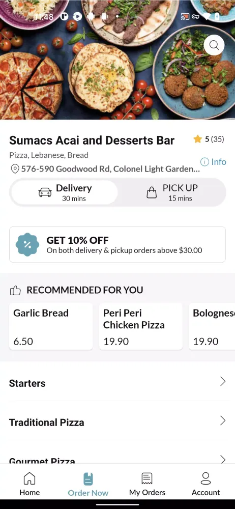 Sumacs Acai and Desserts Bar سکرین شاٹس