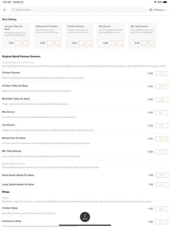 The Express iPad 应用截图