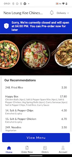 Скриншоты New Leung Kee Chinese Takeaway