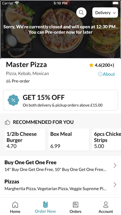 Master Pizza Barry स्क्रीनशॉट