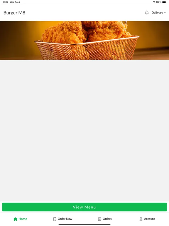 Burger M8 iPad  スクリーンショット