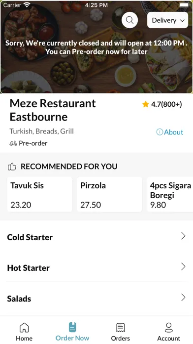 Скриншоты Meze Restaurant Eastbourne