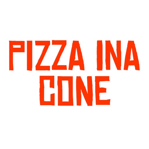 Pizza Ina Cone,