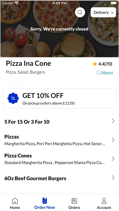 Pizza Ina Cone, Screenshots