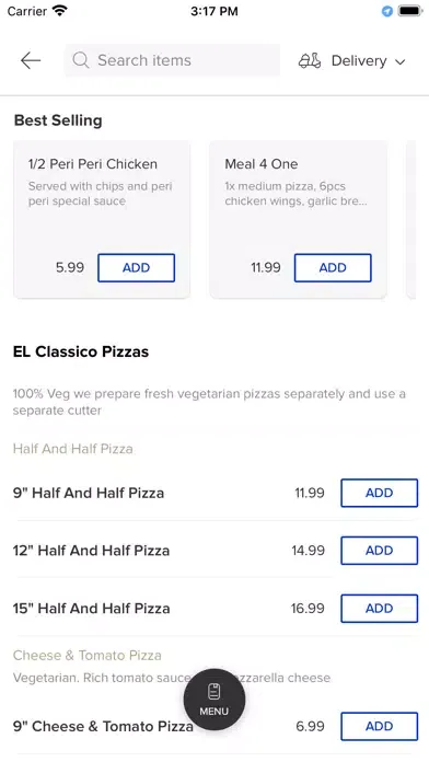Zrzuty ekranu El-classico Pizza