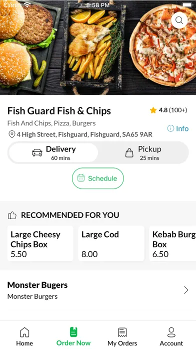 Ảnh chụp màn hình của Fish Guard Fish & Chips