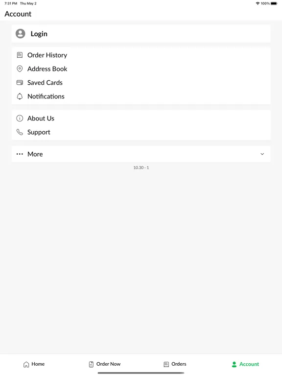 Tangkapan skrin Frangoz iPad 