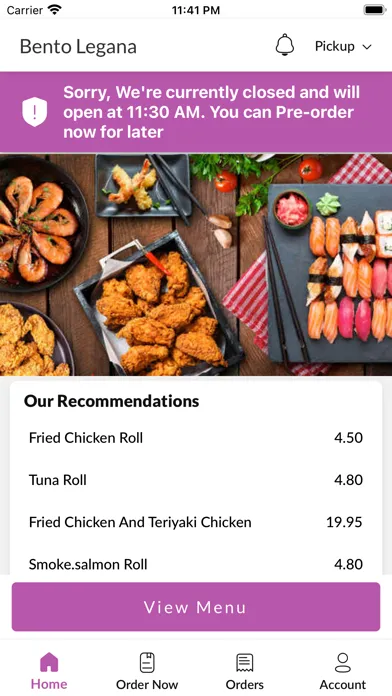 Ảnh chụp màn hình của Bento Legana