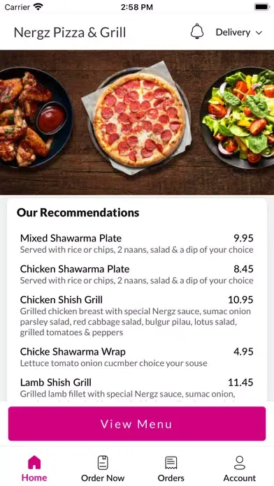 Nergz Pizza & Grill Ekran Görüntüleri