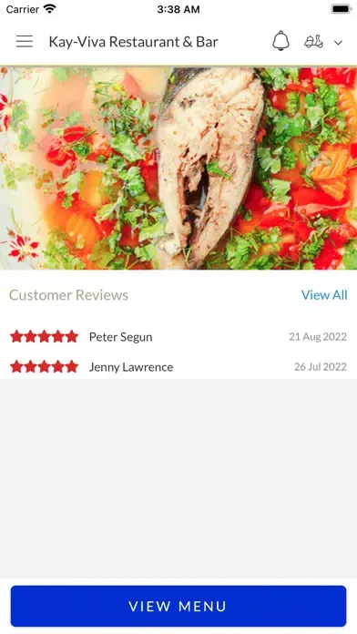 Kay-Viva Restaurant & Bar स्क्रीनशॉट