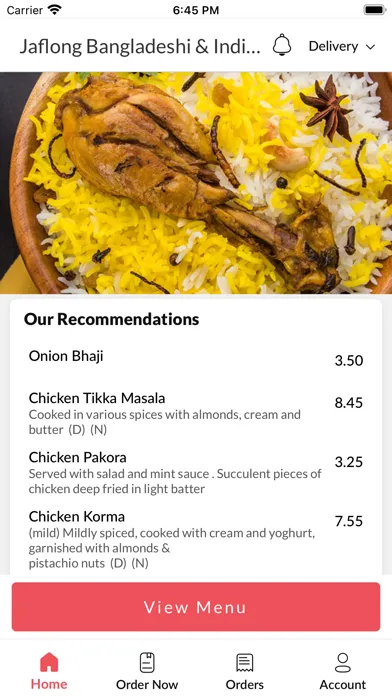 Jaflong Takeaway Screenshots