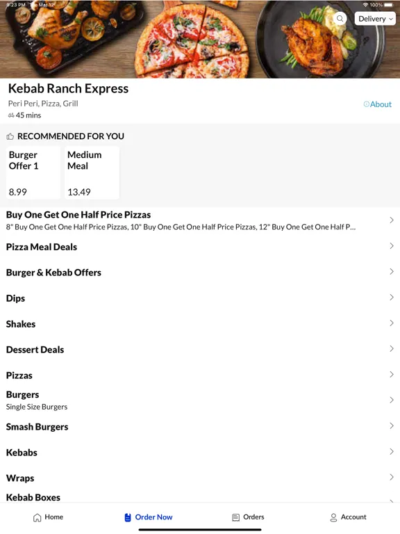 Kebab Ranch Express iPad 应用截图