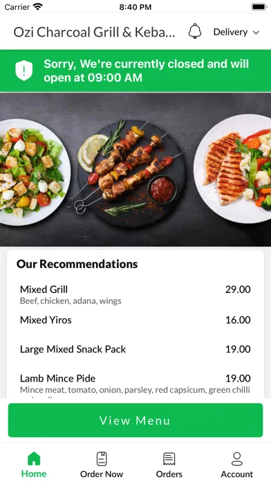 Ozi Charcoal Grill & Kebab Ekran Görüntüleri