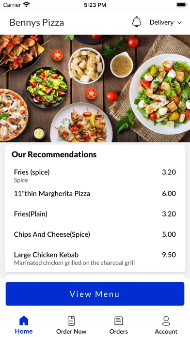 Zrzuty ekranu Benny's Pizza Epworth