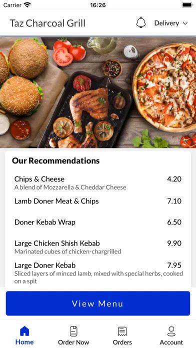 Taz Charcoal Grill Ekran Görüntüleri