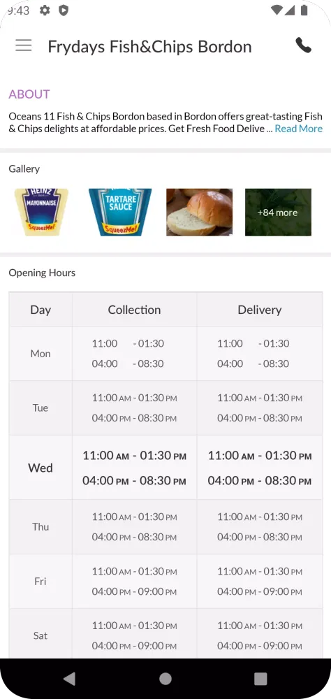 Frydays Fish and Chips Bordon स्क्रीनशॉट