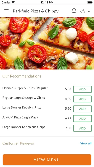 Parkfield Pizza & Chippy سکرین شاٹس