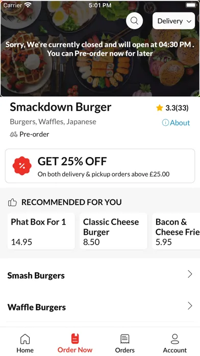 Smackdown Burger スクリーンショット