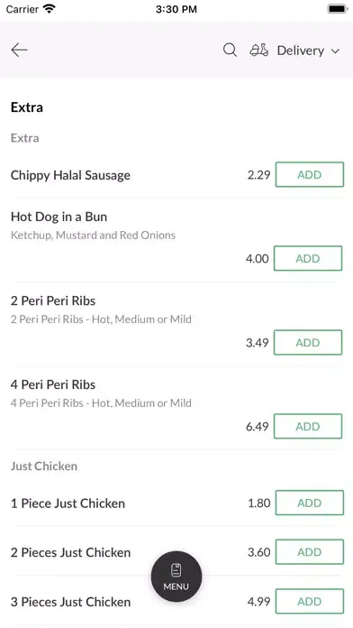 Ảnh chụp màn hình của UppercrustPeriPeriFriedChicken