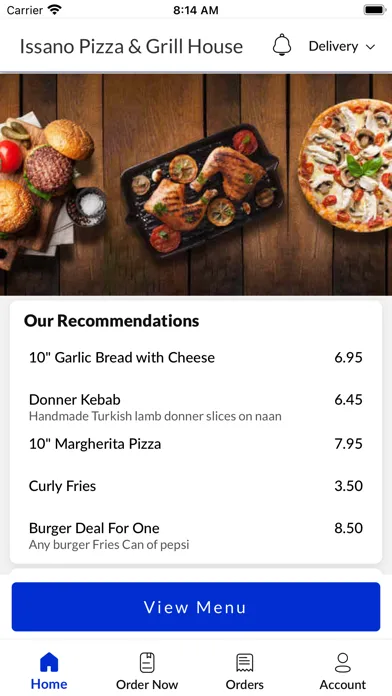 Issano Pizza & Grill House應用截圖