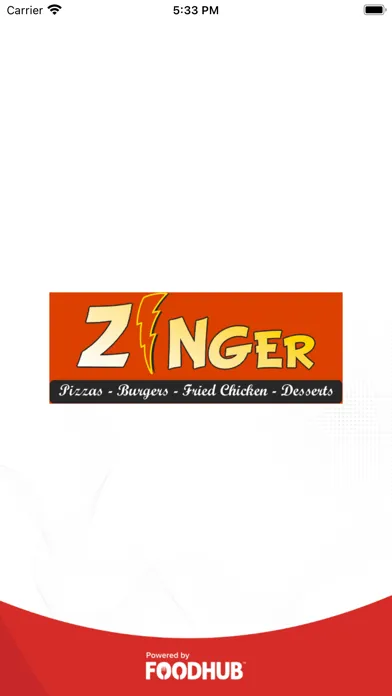 Capturas de tela do Zinger.