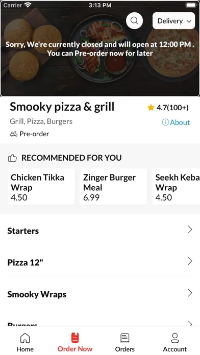 Capturas de tela do Smooky Grill