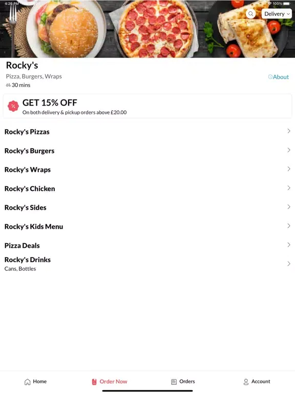 Rockys iPad 应用截图