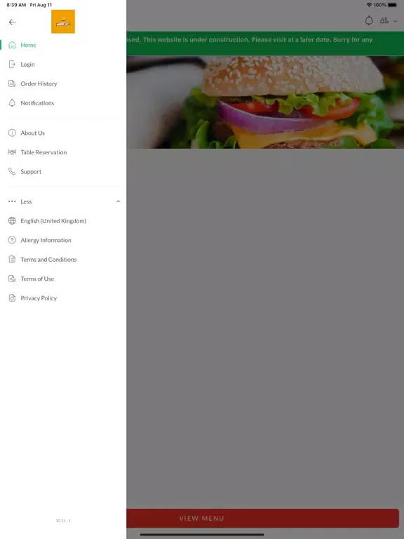Smash City Burger Bar iPad  Screenshots