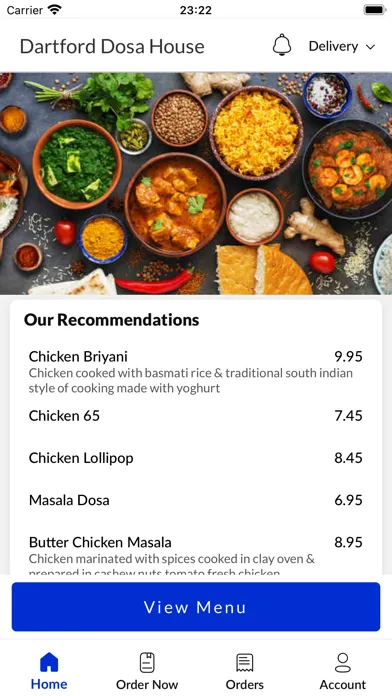 Capturas de pantalla de Dartford Dosa House