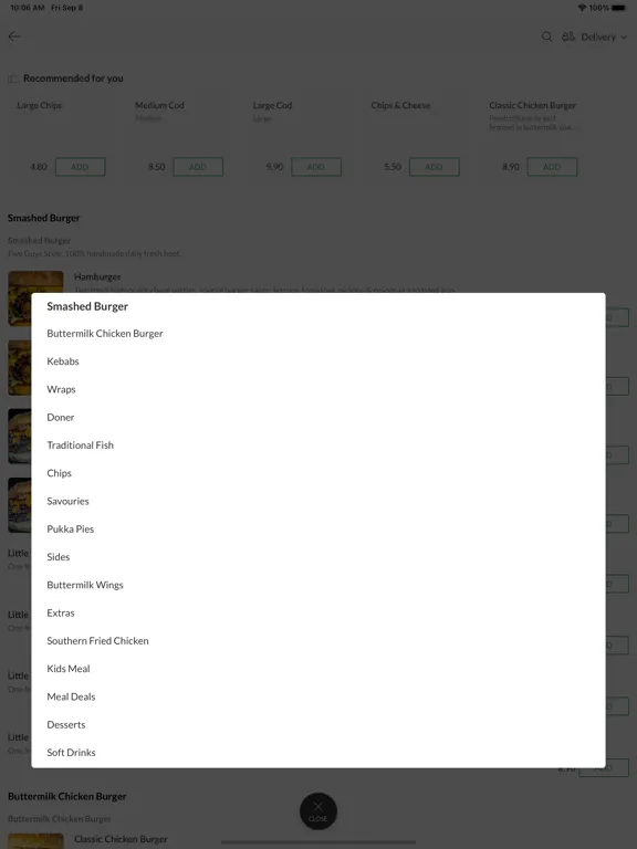Capturas de pantalla de Maki Fish And Grill iPad 