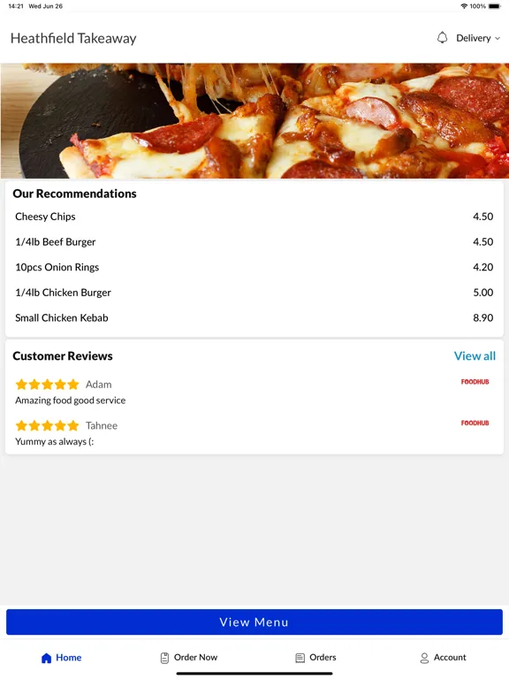Heathfield Takeaway Ainsdale iPad  Screenshots
