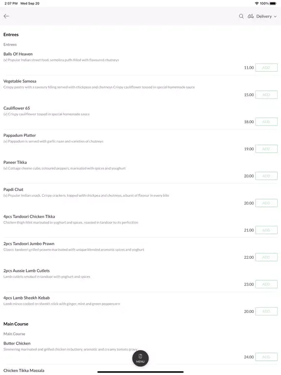 Good Time Indian Restaurant iPad  سکرین شاٹس